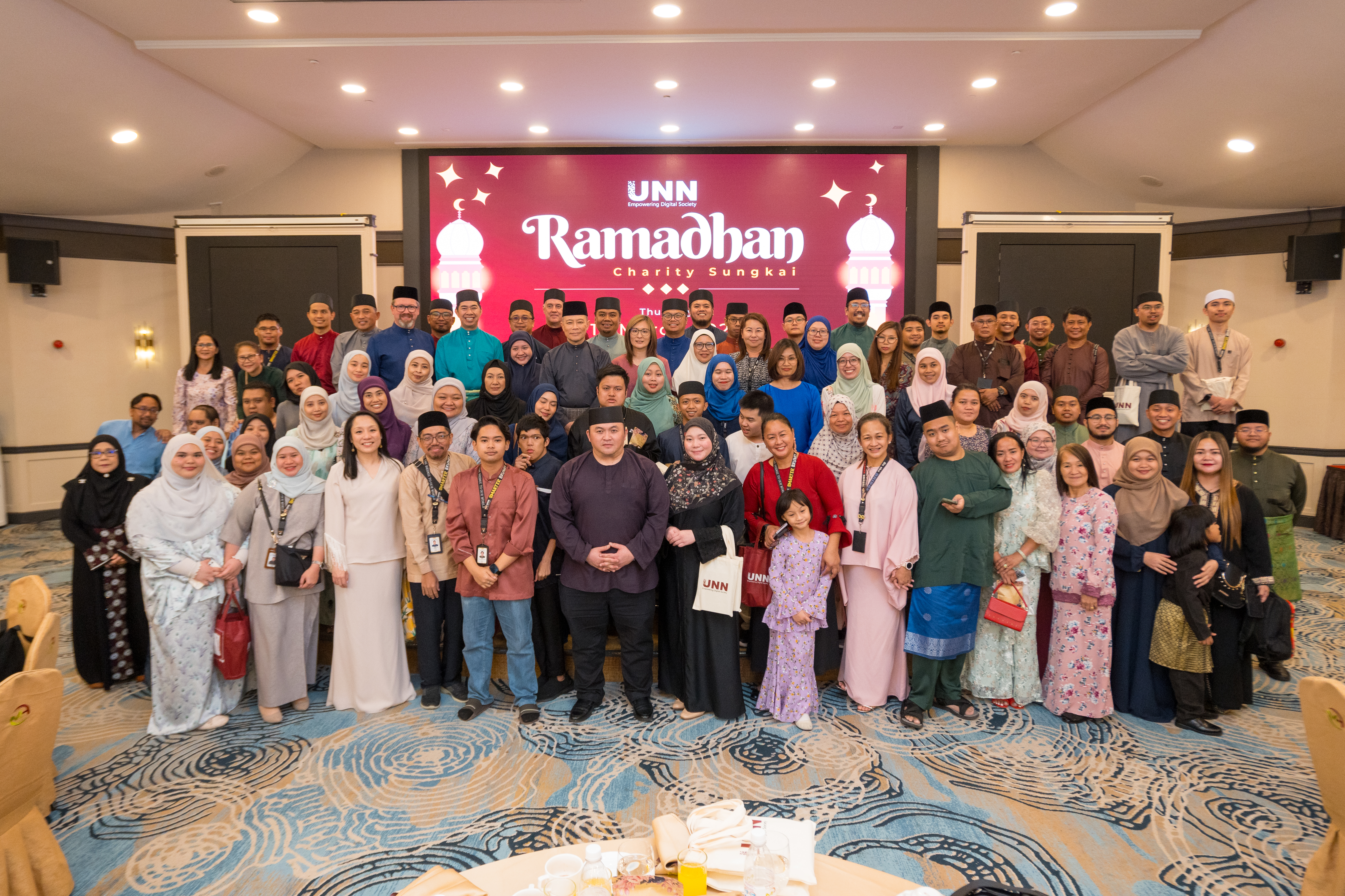 51 families receive donations at UNN 6th Ramadhan Charity Drive Tahlil & Iftar event.